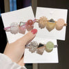 Hair Tie Female Adult Rubber Band Headwear Crystal Bead Hair Rope Hair Ring Mixed Material Handmade 2024 New Style