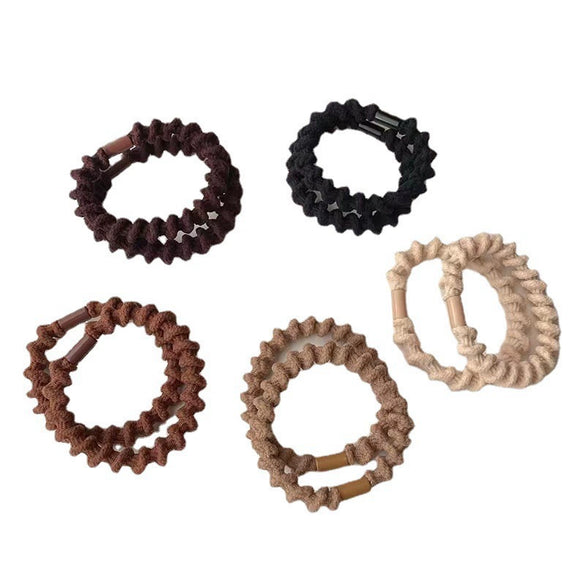 Hair Tie Headband Fabric Handmade High Elastic Women's