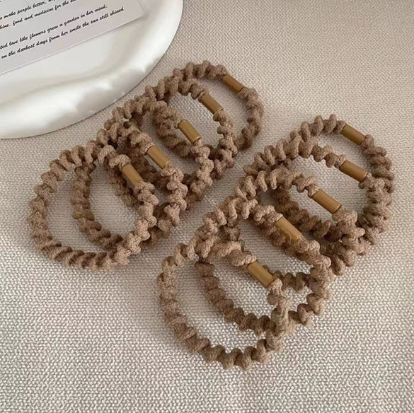 Hair Tie Headband Fabric Handmade High Elastic Women's