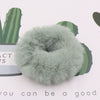Hair Tie Headwear Imitation Rabbit Hair Solid Color Plush Fur Ball Handmade