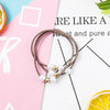 Hair Tie Pearl Hairband Elastic Band Mixed Material Handmade Simple Hair Accessory For Women