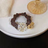 Hair Tie Pearl Handmade Camellia Flower Style For Women