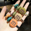 Hair Tie Ponytail Holder Hair Accessory For Women Handmade Plastic Resin High Elasticity