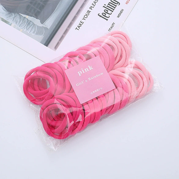 Hair Ties Fabric Knitting High Elasticity Little Fresh Style