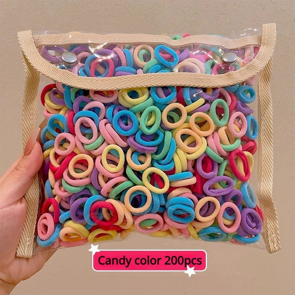 Hair Ties Fabric Knitting High Elasticity Little Fresh Style