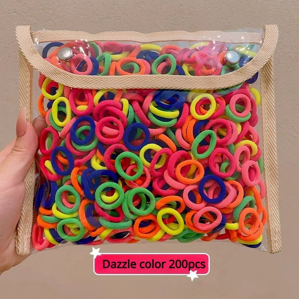 Hair Ties Fabric Knitting High Elasticity Little Fresh Style