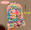 Hair Ties Fabric Knitting High Elasticity Little Fresh Style