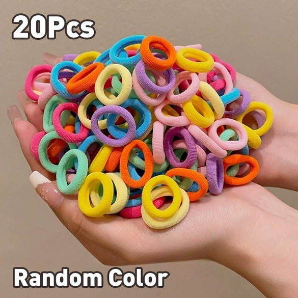 Hair Ties Fabric Knitting High Elasticity Little Fresh Style