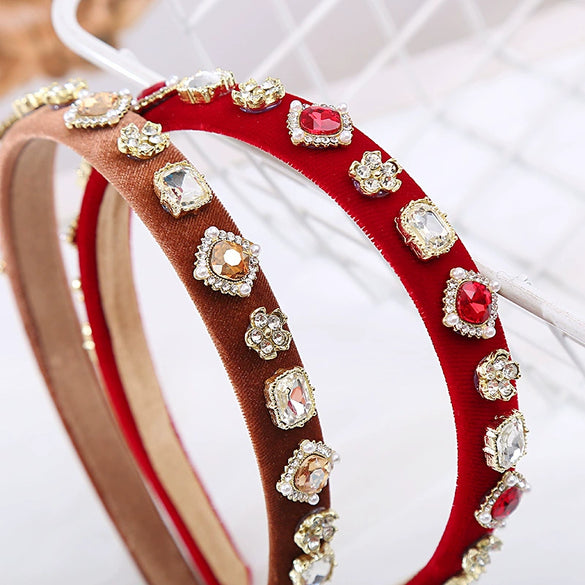 Hairband Rhinestone Geometric Light Luxury Style