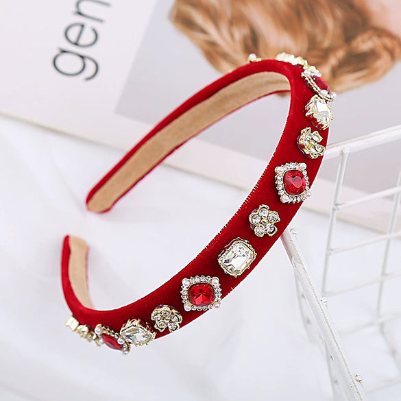 Hairband Rhinestone Geometric Light Luxury Style