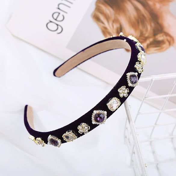 Hairband Rhinestone Geometric Light Luxury Style