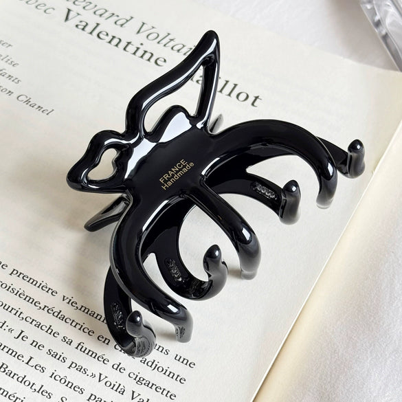 Hairpin Acetate Butterfly Print Highend For Women