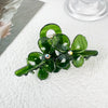 Hairpin Acetic Acid Material Diamond Decoration Sweet Style Flower Design For Women
