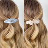 Hairpin Acrylic Color Wave Handmade Spring Clip Retro Style For Women