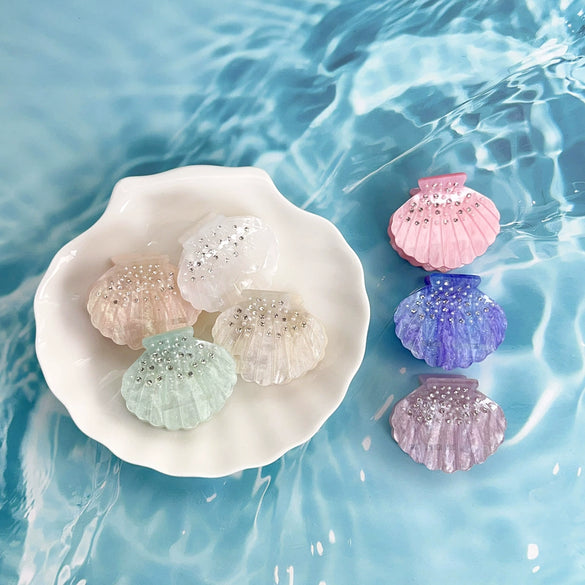 Hairpin Acrylic Small Fresh Style Handmade Women's Sea Shell Hair Accessories