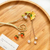 Hairpin Alloy Ginkgo Biloba Handmade Ancient Style