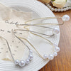Hairpin Alloy Pearl Ushaped Handmade Retro Women's Hair Accessories