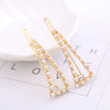 Hairpin Artificial Crystal And Zinc Alloy Geometric Heartshaped Pearl Hair Accessories For Female Wholesale