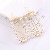 Hairpin Artificial Crystal And Zinc Alloy Geometric Heartshaped Pearl Hair Accessories For Female Wholesale