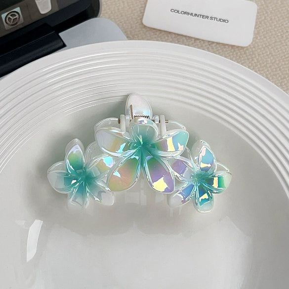 Hairpin Egg Flower Gradient Style Polishing Headwear