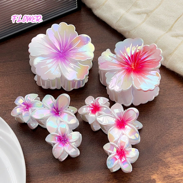 Hairpin Egg Flower Gradient Style Polishing Headwear
