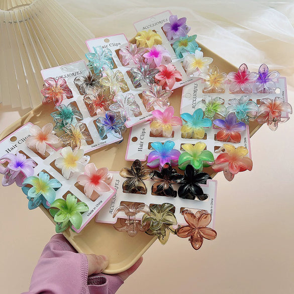 Hairpin Egg Flower Highend Baking Paint Female Headwear Gripper