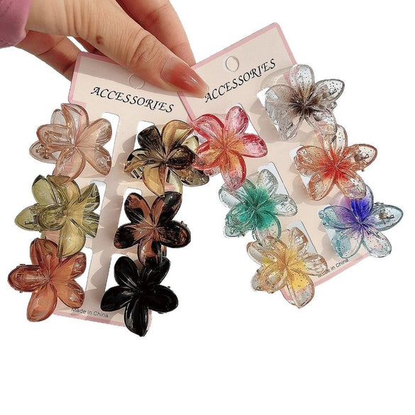 Hairpin Egg Flower Highend Baking Paint Female Headwear Gripper