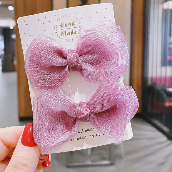 Hairpin Fabric Handmade Bowknot Children's Hair Accessories