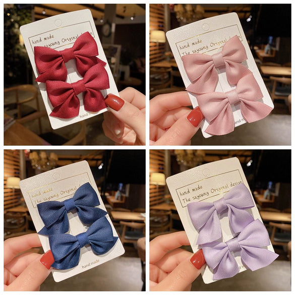 Hairpin Fabric Handmade Bowknot Children's Hair Accessories