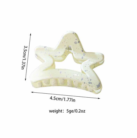 Hairpin Hair Accessories Cute Small Grab Clip Half Hair Shark Clip For Women Baking Paint Style