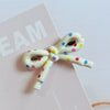 Hairpin Mixed Materials Polka Dot Heart Plaid Handmade