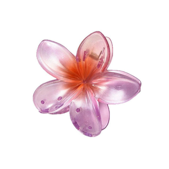 Hairpin Plastic Resin Egg Flower Style Electroplated For Women