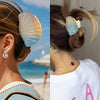 Hairpin Plastic Resin Vacation Style Electroplating Shell Women's Hair Accessories