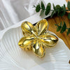 Hairpin Plumeria Material Simple Style Electroplating