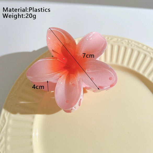 Hairpin Plumeria Material Simple Style Electroplating