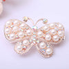 Hairpin Rhinestone Alloy Pearl Peacock Natural Style