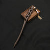 Hairpin Sandalwood Pearl Geometric Retro Handmade