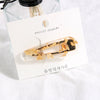 Hairpin Side Clip Acetate Acrylic Handmade Fashion Geometric Women's Hair Accessories
