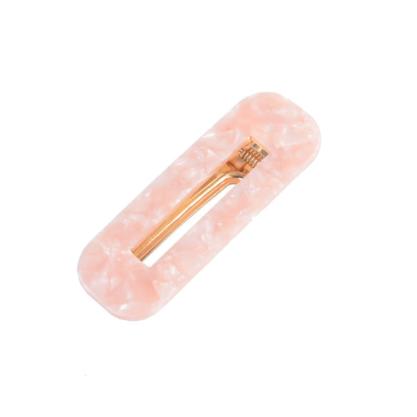 Hairpin Side Clip Acetate Acrylic Handmade Fashion Geometric Women's Hair Accessories