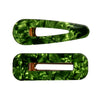Hairpin Side Clip Set Acetate Plate Acrylic Resin Electroplating Minimalist Geometric Hair Accessories