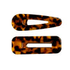 Hairpin Side Clip Set Acetate Plate Acrylic Resin Electroplating Minimalist Geometric Hair Accessories
