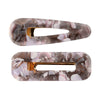 Hairpin Side Clip Set Acetate Plate Acrylic Resin Electroplating Minimalist Geometric Hair Accessories