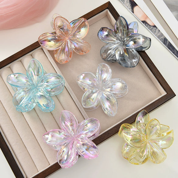 Hairpin Women's Simple Floral Plants Flowers Baking Paint Hair Accessories