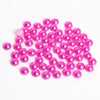 Half Face Hair Accessories Abs Imitation Pearl Semicircle Flat Bottom Diy Handmade Bow