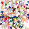 Half Face Hair Accessories Abs Imitation Pearl Semicircle Flat Bottom Diy Handmade Bow