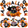 Halloween Aluminum Film Balloon Combination Round Ornament Balloon For Party Decoration Latex Material