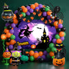 Halloween Balloon Arch Set With Round Latex Balloons For Party Decoration