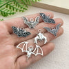 Halloween Bat Jewelry Diy Pendant Bracelet Earrings Necklace Accessories In Alloy Electroplated