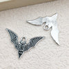Halloween Bat Jewelry Diy Pendant Bracelet Earrings Necklace Accessories In Alloy Electroplated