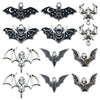 Halloween Bat Jewelry Diy Pendant Bracelet Earrings Necklace Accessories In Alloy Electroplated